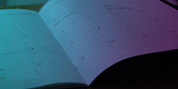 calendar planner with meeting notes