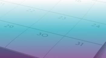 calendar placed on a desk